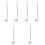6Pcs Stable Silver Car Flag Pole Bracket Suction Mount for Vehicle Use 11