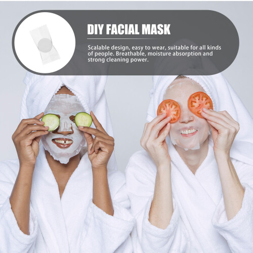100Pcs Compressed Facial Mask Sheet Diy Disposable Wrapped 2