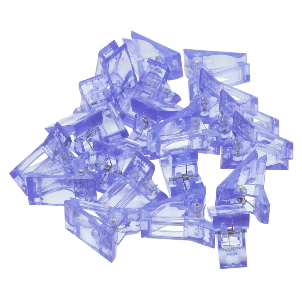 Nail Extension Clips 20pcs Reusable Gel Nail Clips for Precise Shaping Salon and Home Manicure
