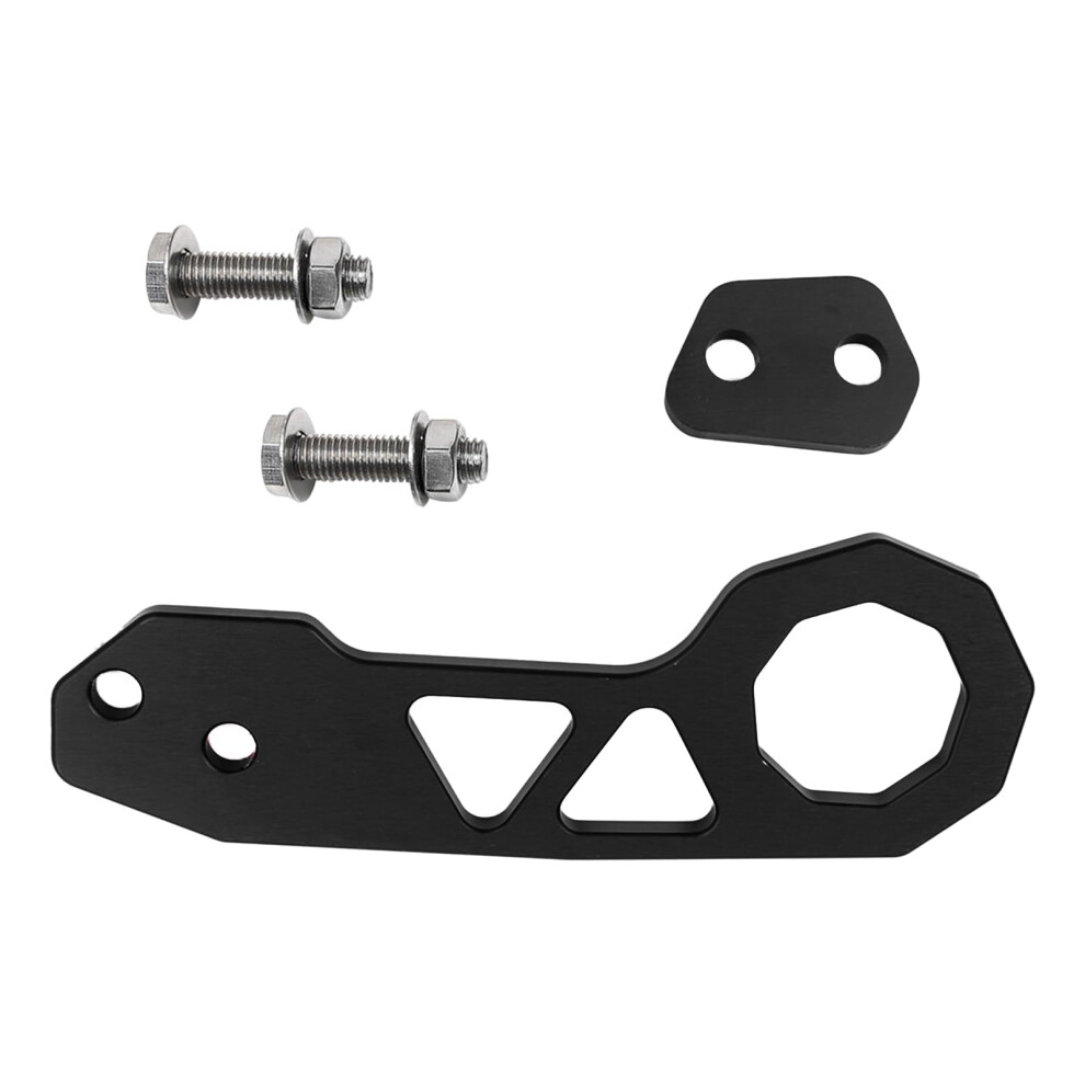 Car Tow Hook Jdm Racing Style Aluminum Alloy Rear Bumper Universal Fit For Cars And Trucks Black 9070919790560