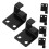 Mirror Clips Stainless Steel Wall Mount Brackets for Frameless Mirrors Concrete Secure Low Profile 1