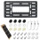 Front License Plate Bracket No Drill Mount Kit with AntiTheft Screws and Scratch Protection 1