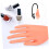 Nail Practice Hand with Movable Realistic Design, Reusable Manicure Training Tool for Nail Art 3
