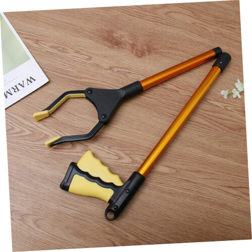 Long Handle Trash Grabber Tool with Foldable Rustproof Design and Ergonomic Grip for Indoor Outdoor Use 1