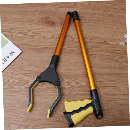 Long Handle Trash Grabber Tool with Foldable Rustproof Design and Ergonomic Grip for Indoor Outdoor Use 2