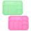Dental Instrument Tray Set, Lightweight Stackable Plastic Organizer with Smooth EasyClean Surface 1