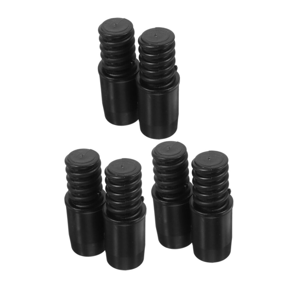 6Pcs Durable Plastic Threaded Mop Handle Connectors Replacement Tips For Broom And Mop Poles 9099447352842