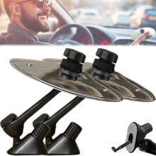 Car Vent Cymbal Set 2pcs for Fun Car Drumming, Easy Vent Installation, Bright Metallic Sound