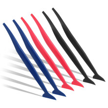 6PCS Vinyl Wrap Squeegee Set for Car Detailing, Flexible Micro Squeegee with Three Hardness Options, Window Tint Installation Tool Kit
