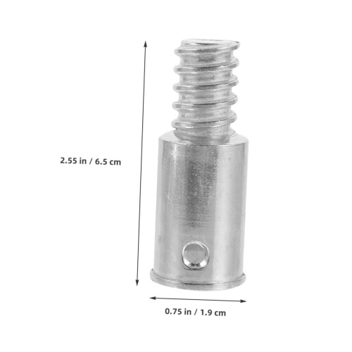 Aluminum Broom Handle Replacement with Threaded Pole Adapter, Durable Build for Wide Tool Compatibility 1