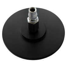 Vacuum Suction Cup with Quick Air Connector, RustProof Metal, Strong Grip, 3.93in Diameter