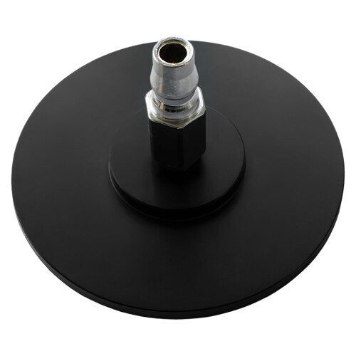 Vacuum Suction Cup with Quick Air Connector, RustProof Metal, Strong Grip, 3.93in Diameter