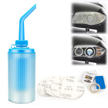 Car Headlight Restoration Kit Removes Yellowing Oxidation Improves Night Driving Safety Atomizer Cup