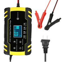 Automatic Smart Car Battery Charger 12V with Pulse for 6150Ah Batteries US Plug