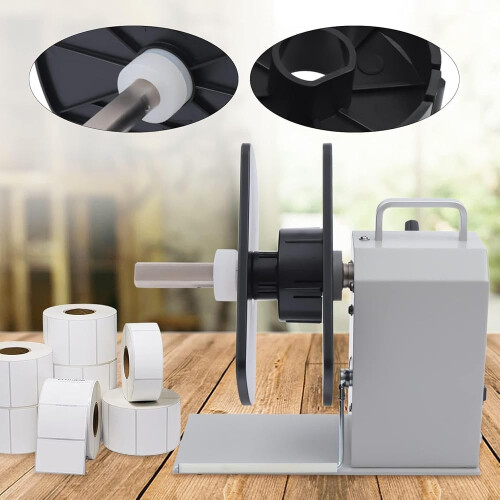 Automatic Label Rewinder 13 Inch Adjustable Core, Bidirectional Speed Rewind, Jam Operation 1