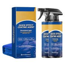 3in1 Car Coating Spray Scratch Remover 2pcs Instant LongLasting Paint Protection Gloss