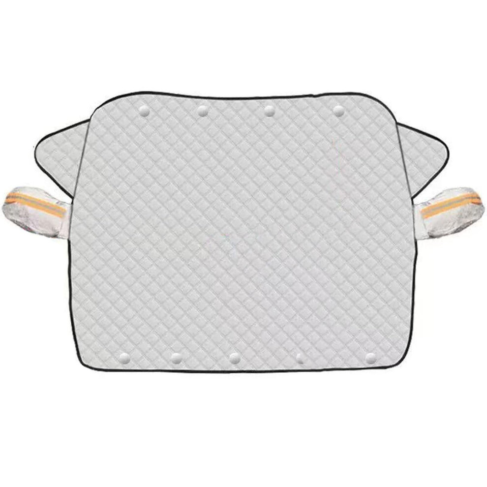 Magnetic Windshield Snow Cover With Side Mirror Protection, Universal 4Layer Waterproof Shield 9113335601680