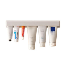 Automatic Toothpaste Dispenser Wall Mounted with OneHand Dispensing and Space Saving Design for Bathroom