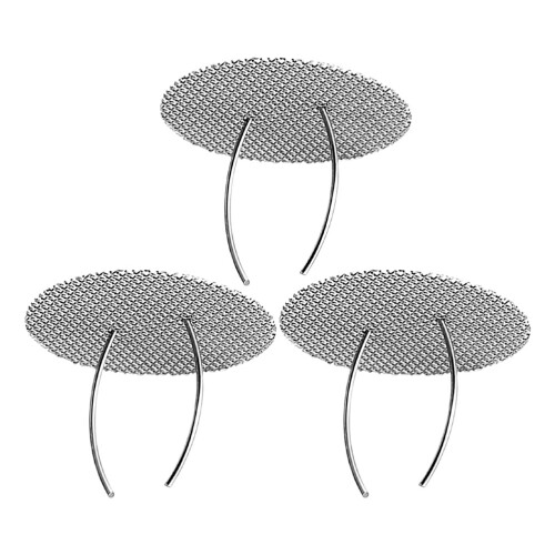 9Pcs Metal Tea Strainer Reusable Leaf Filter Stainless Steel Silver 2