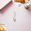100Pcs Tasting Gold Electroplated 7