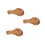 3Pcs Light Brown Wood Spoon Rest for Stove Top Rustic Kitchen Decor 10