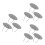 9Pcs Metal Tea Strainer Reusable Leaf Filter Stainless Steel Silver 7