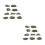 20Pcs Grey Wood Simulation Plastic Rocks for Micro Bonsai Decoration 4