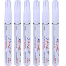6Stk Lackkratzer Reparaturstift Weiß, -Verdeckungswerkzeug