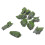 20Pcs Grey Wood Simulation Plastic Rocks for Micro Bonsai Decoration 3
