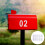 8Sets Durable White Reflective Mailbox Number Stickers for Outdoor Use 8