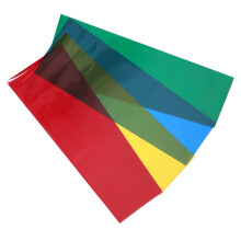 16Rolls Self Adhesive Colored Window Film Pet for DIY Home Decoration