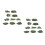 20Pcs Grey Wood Simulation Plastic Rocks for Micro Bonsai Decoration 6