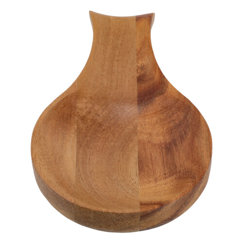 3Pcs Light Brown Wood Spoon Rest for Stove Top Rustic Kitchen Decor 2