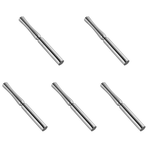 5Stk Muddler Cocktail Zerkleinerer Silber 1