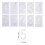 8Sets Durable White Reflective Mailbox Number Stickers for Outdoor Use 9