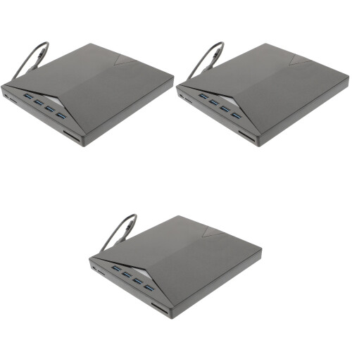 3Pièces Dvd Portable USB 3.0 Noir Antidérapant Pour Pièce 2