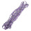 2Pièces Ruban Violet Fleuri Brodé Appliques Mariage 10