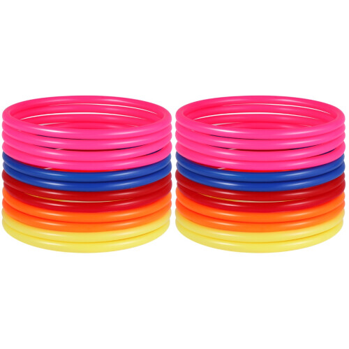 48Pièces Anneaux À Lancer Jeu De Coordination Enfants 1