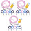 18Pièces Cordons Enfants Nylon Anti-Perte 8