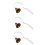 3Pièces Pour , Cloche Pour Toilettage 8
