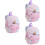 3Pièces Sac À Violet Sac Mode 8