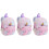 3Pièces Sac À Violet Sac Mode 6