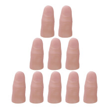 140Pièces Doigts Faits Main Beige Accessoires Scène Fête