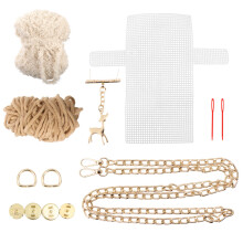 2Ensembles Matériaux DIY Sac Kaki, Kit Sac À Main DIY