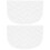 2Pièces Voile Court En Pour Décoration 7