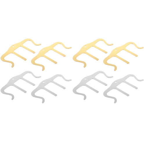 8Pièces Clip Note De Alliage Couleurs Assorties Pour Étudiants 2