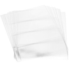 40Pièces De Rangement Monnaie PVC Transparentes Pour Album
