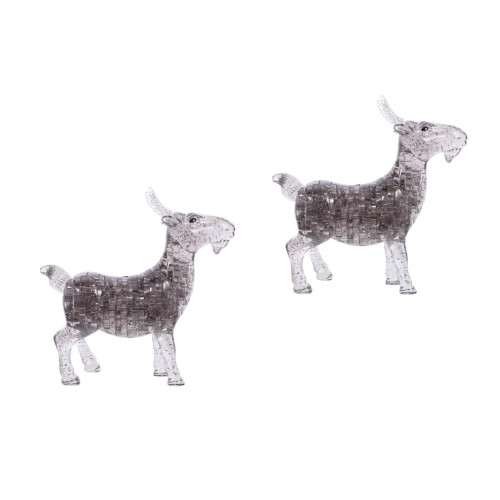 2Pièces Cadeau Chèvre Gris 1
