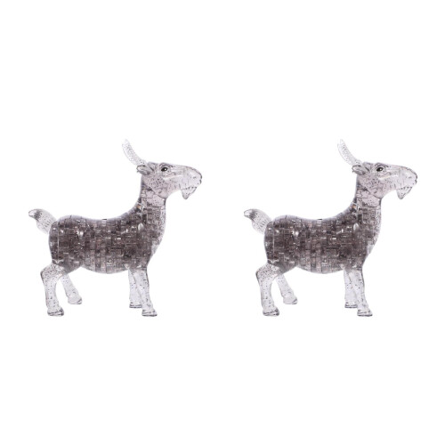 2Pièces Cadeau Chèvre Gris 2