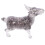 2Pièces Cadeau Chèvre Gris 9